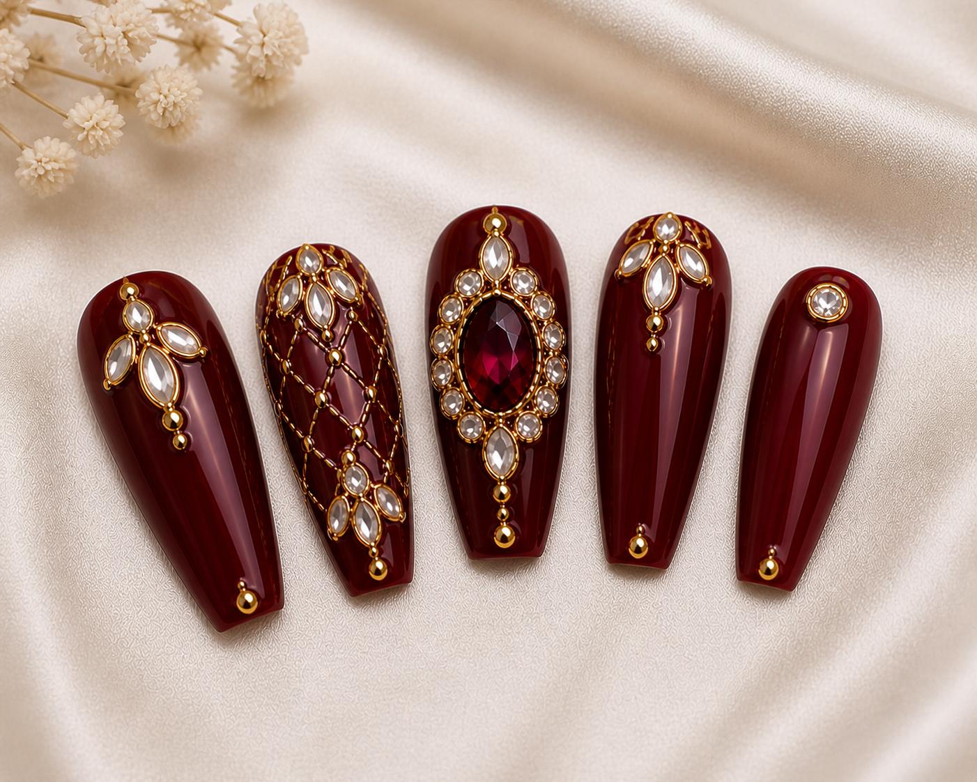Ruby Kundan Bridal Luxe Set