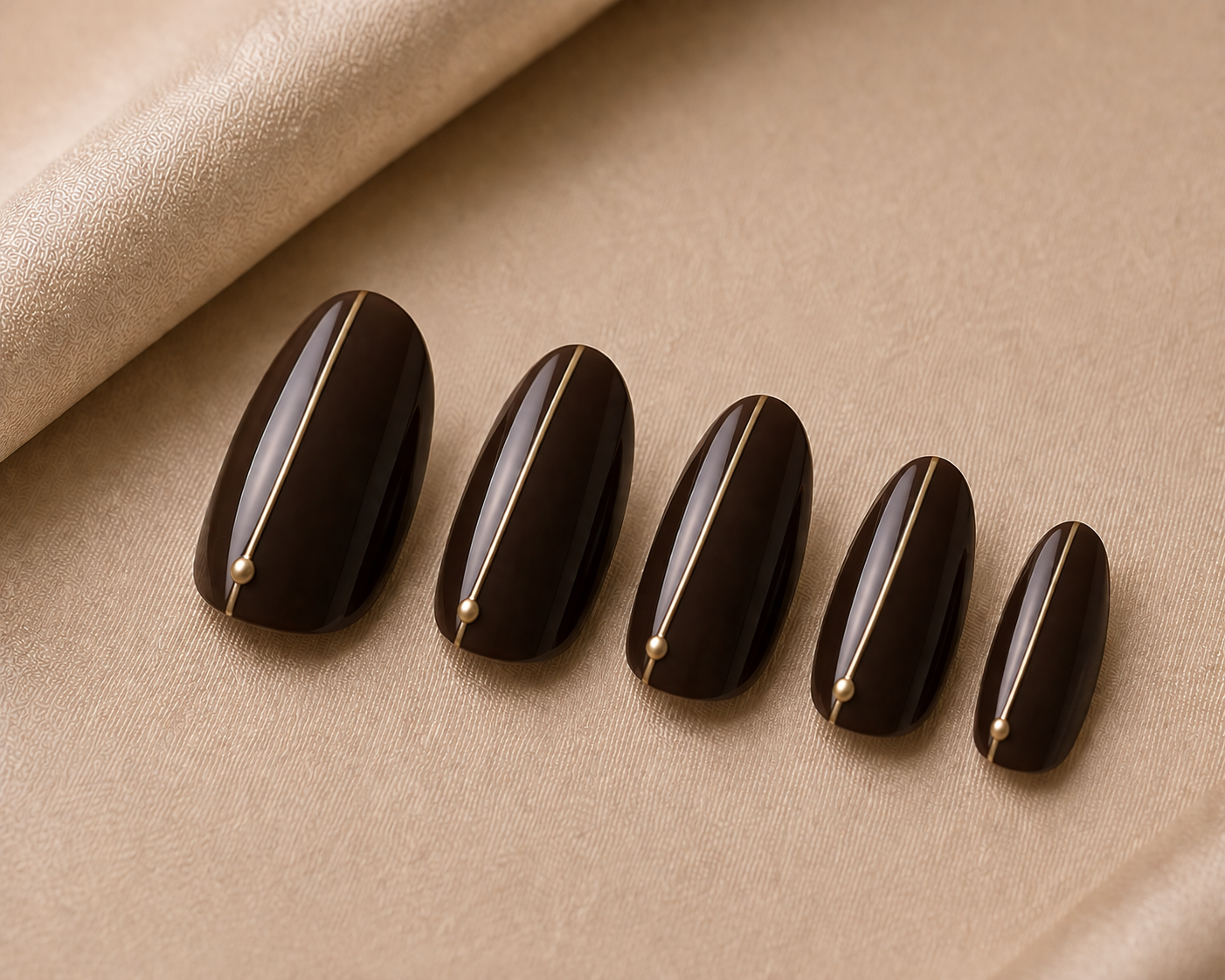 Midnight Gold Line Set
