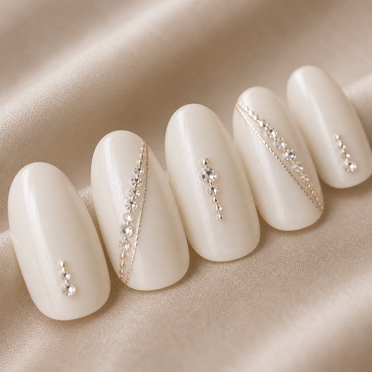 Ivory Royale Crystal Veil