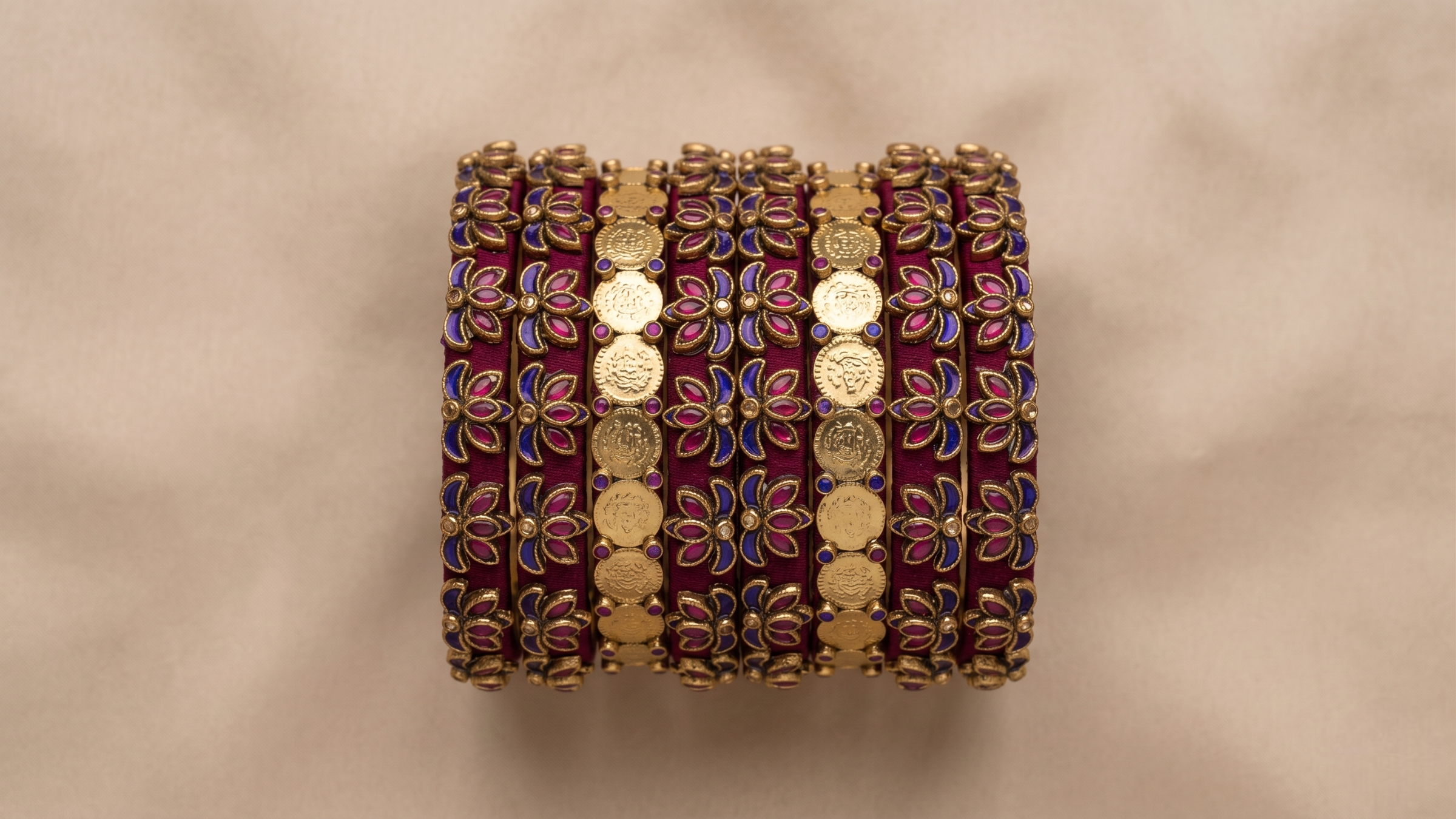 Heritage Coin Kundan Set