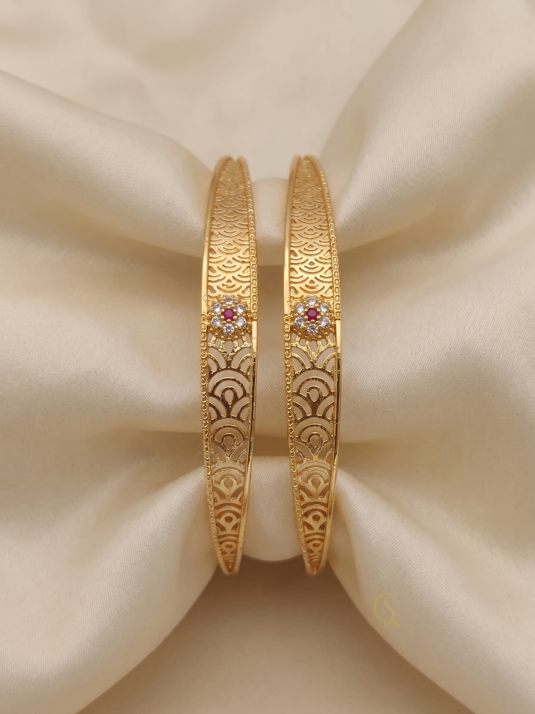 Ruby Bloom Bangles