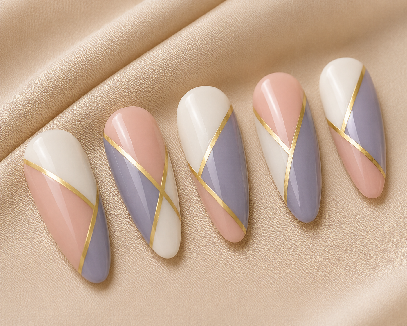 Pastel Luxe Geometry