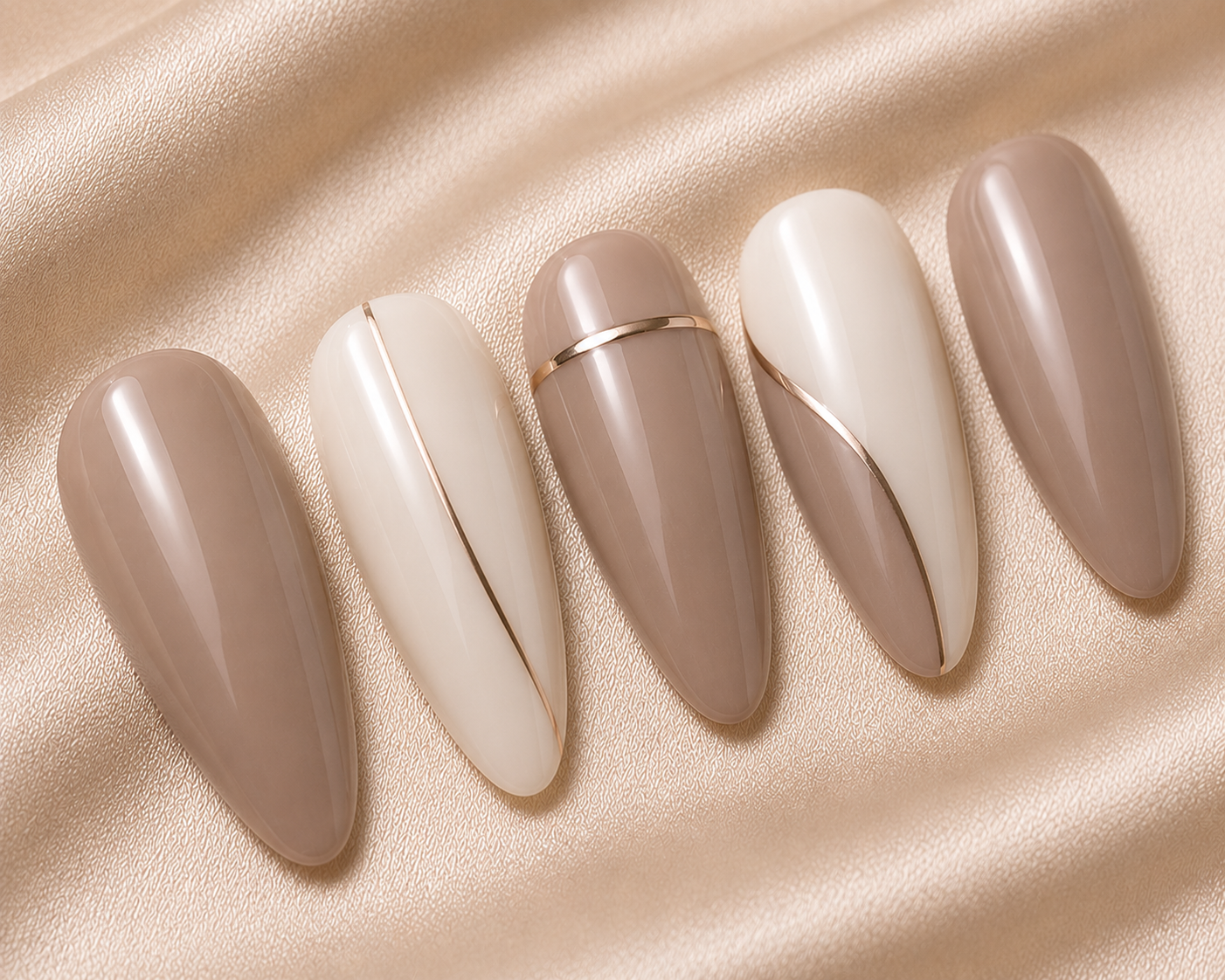 Ivory Taupe Minimal Luxe