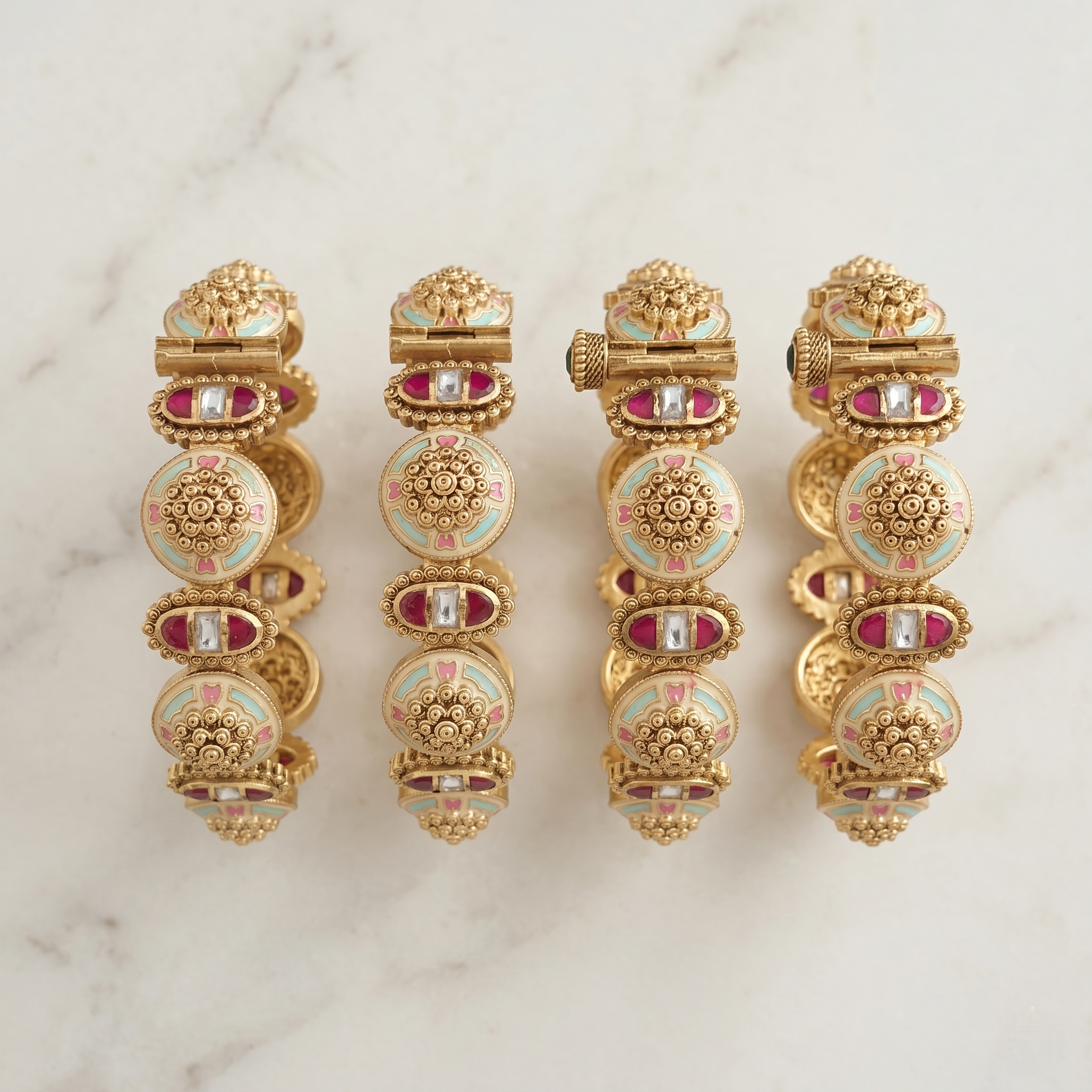 Meenakari Bangle Set