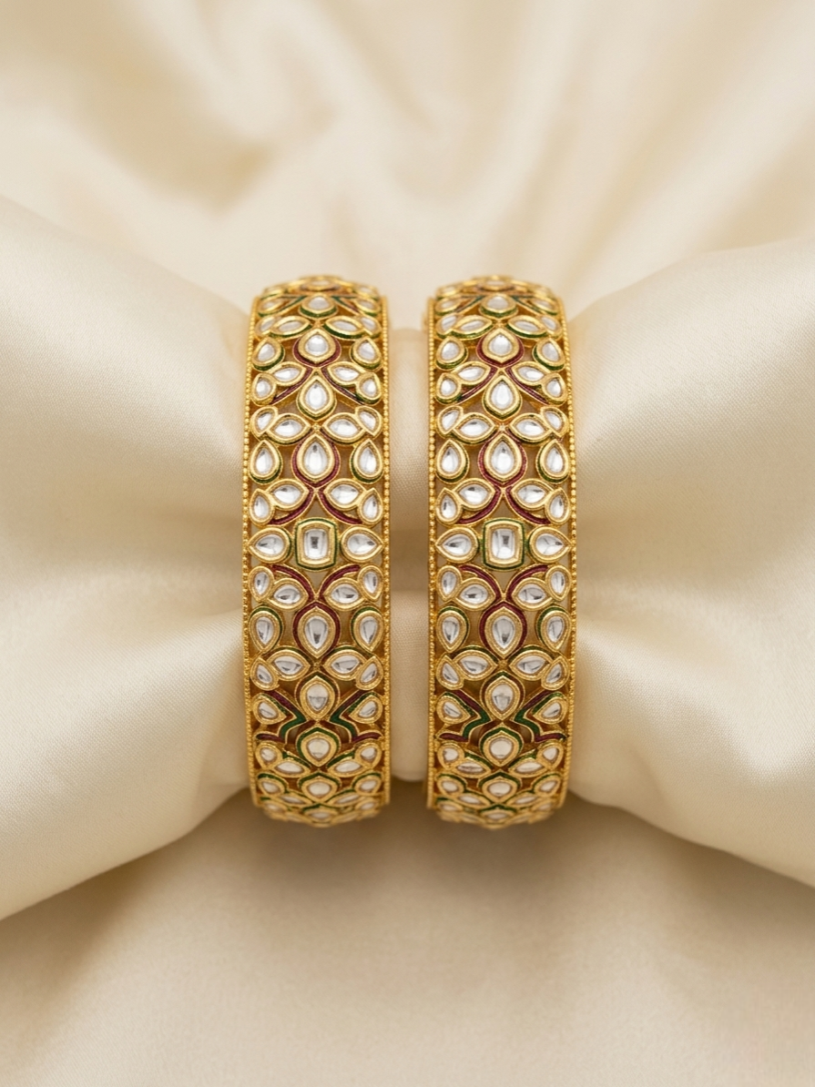 Rajasthani Kundan Bangles