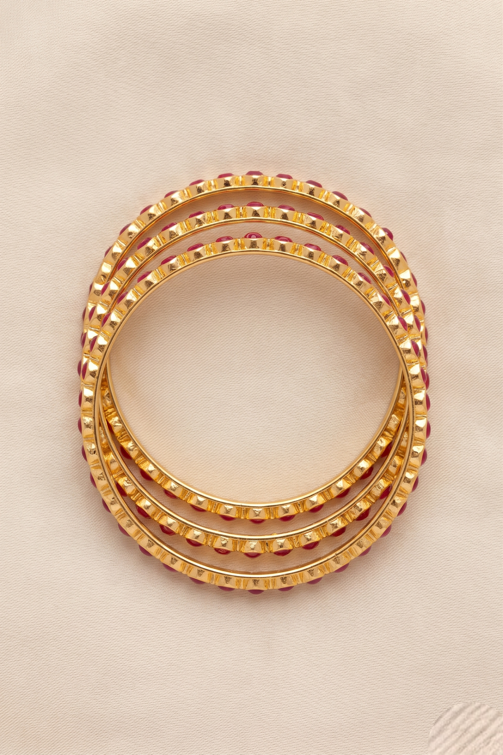 Gold Polished Bangles